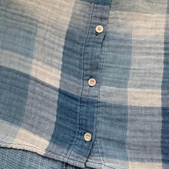 Cloth&Stone Anthropologie plaid crop top - Picture 6 of 6